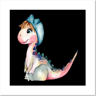 Cute dinosaur Posters and Art